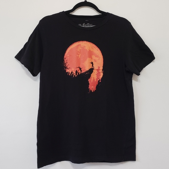 Threadless - Last Stand Killing Zombies guys Medium Black Tee - Picture 6 of 10